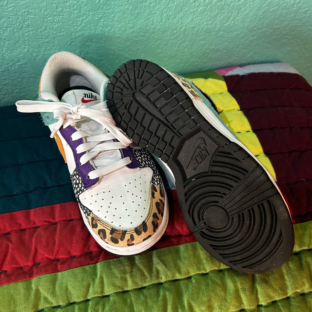 Women’s Dunk Low Nike safari mix size 6.5 - Picture 5 of 9